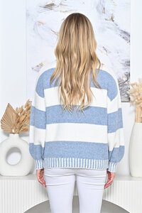 New U Stripe Jumper