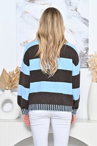 New U Stripe Jumper