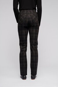 Vassalli Bay Pull On Slim Pant - Checkmate