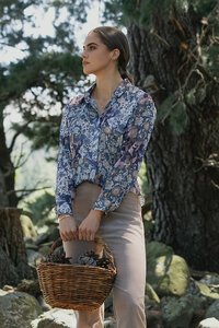 Vassalli Ballot Button Placket Shirt - Rhea