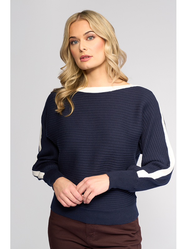 Vassalli Kiki Batwing Boat Neck Sweater