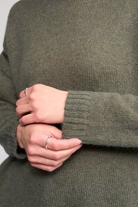 Vassalli Mellow Roll Neck Sweater - Elm