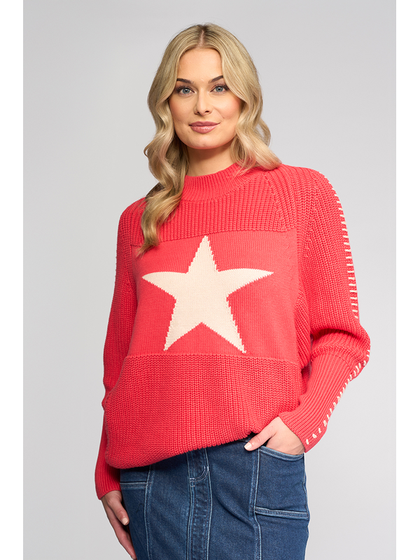 Vassalli Star Batwing Sweater