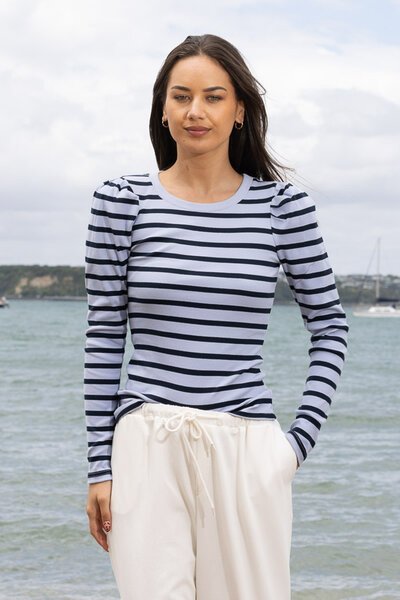 Charlo Carly Stripe Top-hc-new-Hello Cyril.
