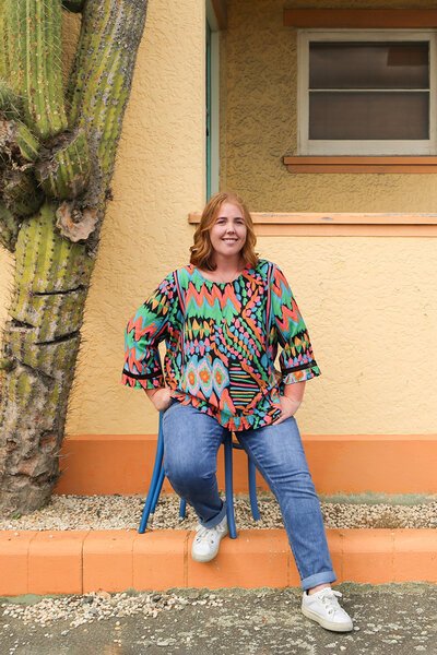 Oddly Polite Abstract Pony Top-hc-back-in-stock-Hello Cyril.