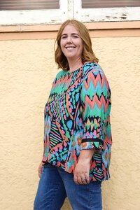 Oddly Polite Abstract Pony Top