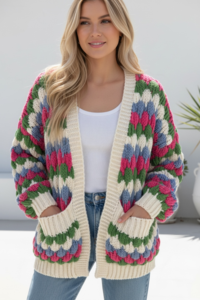 Miracle Pattern Knit Cardigan
