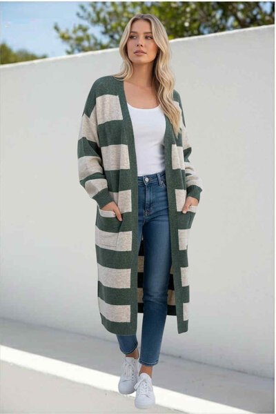 Miracle Longline Stripe Cardigan-hc-new-Hello Cyril.