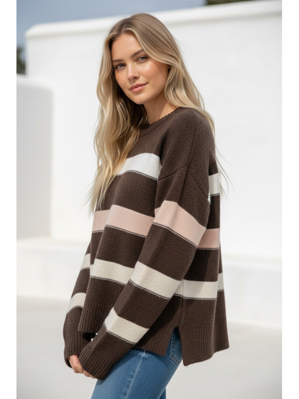 Miracle Contrast Stripe Knit