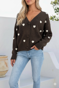 Miracle Classic Heart Cardigan