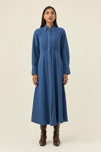 Isle Of Mine Sloane Denim Maxi Dress