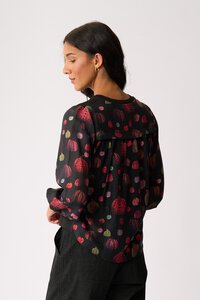 Memo Contrast Woven Top