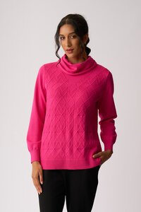 Memo Roll Neck Longline Jumper