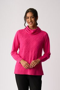 Memo Roll Neck Longline Jumper