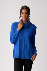 Memo Roll Neck Longline Jumper