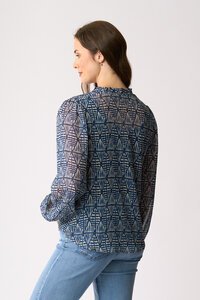 Memo Shirred Yoke Blouse