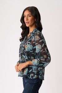 Memo Shirred Yoke Blouse