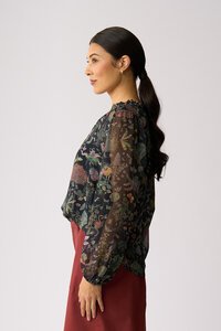 Memo Shirred Yoke Blouse