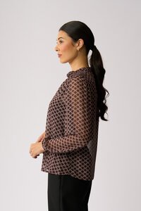 Memo Shirred Yoke Blouse