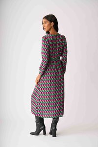 Foil Gather Detail Maxi Dress