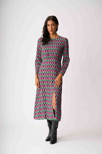 Foil Gather Detail Maxi Dress