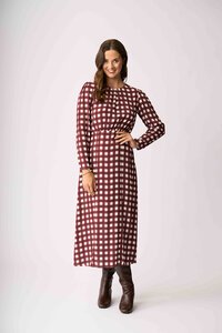 Foil Gather Detail Maxi Dress