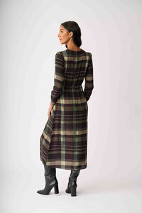 Foil Gather Detail Maxi Dress