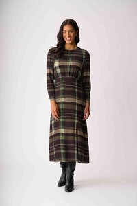 Foil Gather Detail Maxi Dress