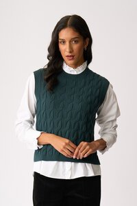 Preen Cabled Vest
