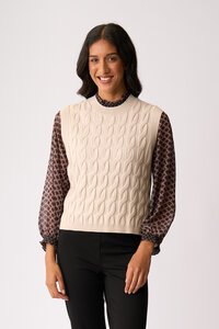 Preen Cabled Vest