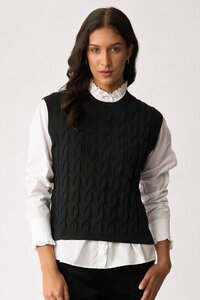Preen Cabled Vest