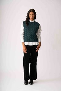 Preen Cabled Vest