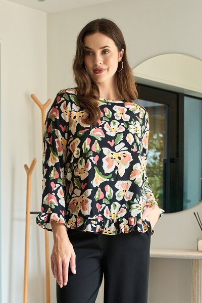Preen Gathered Scoop Hem Top-shop-by-style-Hello Cyril.
