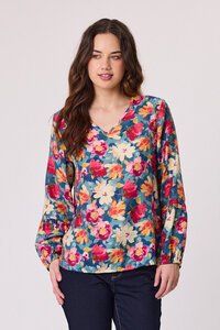 Democracy Indie V Neck Blouse