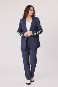 Democracy Cleo Stripe Trim Jacket