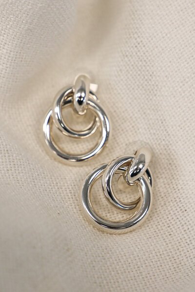 She Jewellery Orbit Hoop Earrings-accessories-Hello Cyril.