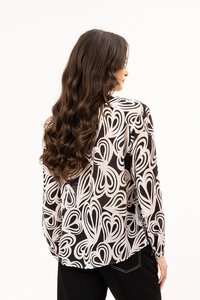 Seeking Lola Ivory Swirl Gratitude Top