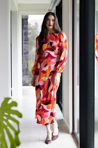 Seeking Lola Warm Vibes Elegant Dress