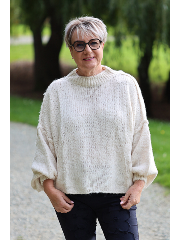 La Strada Cloud Oversized Jumper