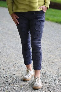 La Strada Flower Stretch Pant