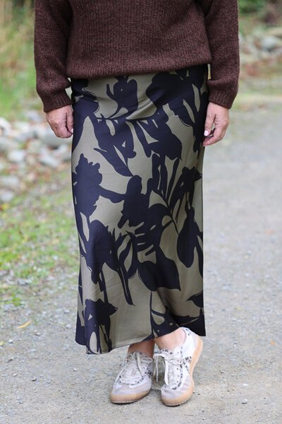 La Strada Bias Cut Print Skirt-shop-by-style-Hello Cyril.