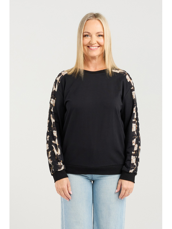 Seduce Louise Golden Grid Top