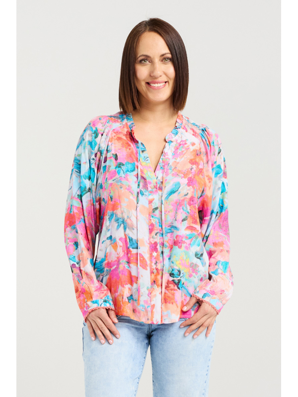 Seduce Eleanor Paintburst Top