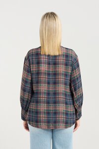 Seduce Brynn Classic Plaid Top
