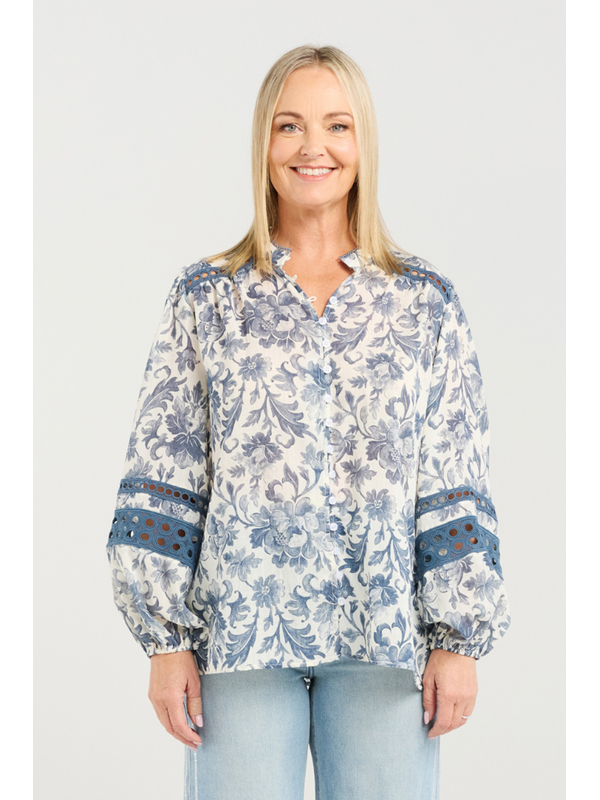 Seduce Willow Porcelaine Blouse