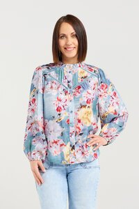 Seduce Gina Floral Hazel Blouse