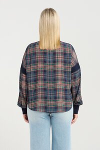Seduce Theresa Classic Plaid Top