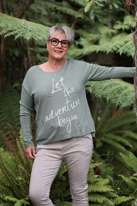 AE Luxe LET THE Knit Top