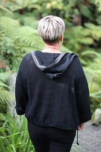 AE Luxe Sequins Net Cardigan