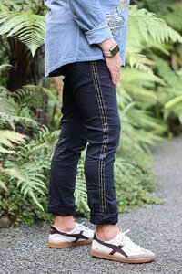 AE Luxe Side Trim Stretchy Crinkle Plain Pant